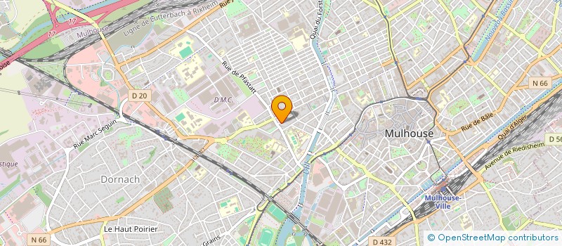 localisation de l'entreprise MONSIEUR KLAJDI KERRNAJA  MULHOUSE