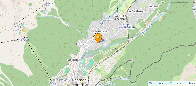 localisation de l'entreprise MONSIEUR KLAS SVENSSON  CHAMONIX-MONT-BLANC