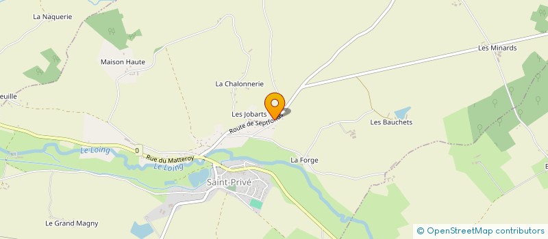 localisation de l'entreprise MONSIEUR KLAS THOMAS SKAGHAMMAR  SAINT-PRIVE