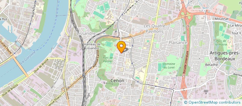 localisation de l'entreprise MONSIEUR KLAUDIO ISMAILATI à CENON