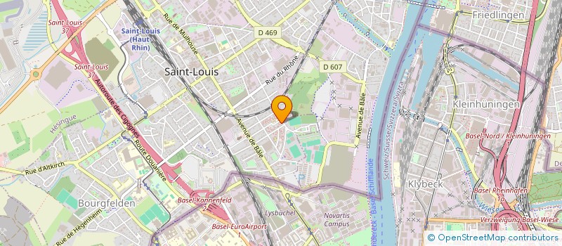 localisation de l'entreprise MONSIEUR KLAUDIO KRONAJ à SAINT-LOUIS