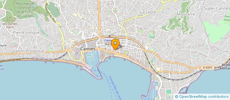 localisation de l'entreprise MONSIEUR KLAUS-DIETER SCHARFF à CANNES