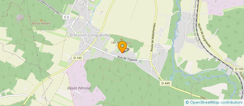 localisation de l'entreprise MONSIEUR KLAUS FISCHER à D'HUISON-LONGUEVILLE
