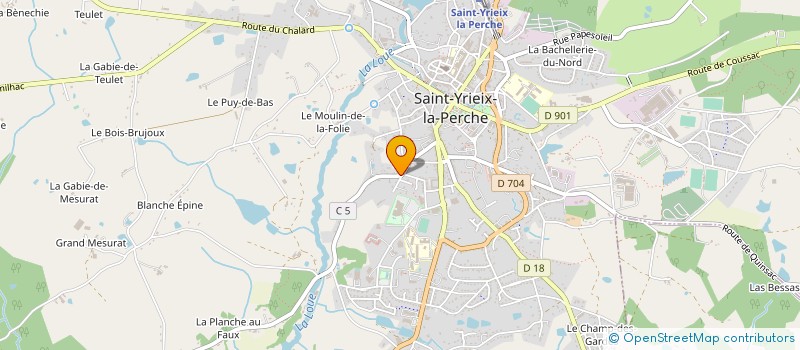 localisation de l'entreprise MONSIEUR KLAUS KIEFER à SAINT-YRIEIX-LA-PERCHE