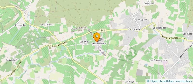 localisation de l'entreprise MONSIEUR KLAUS LACHER à ROUSSILLON