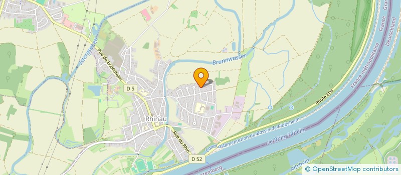 localisation de l'entreprise MONSIEUR KLAUS LAUER  RHINAU