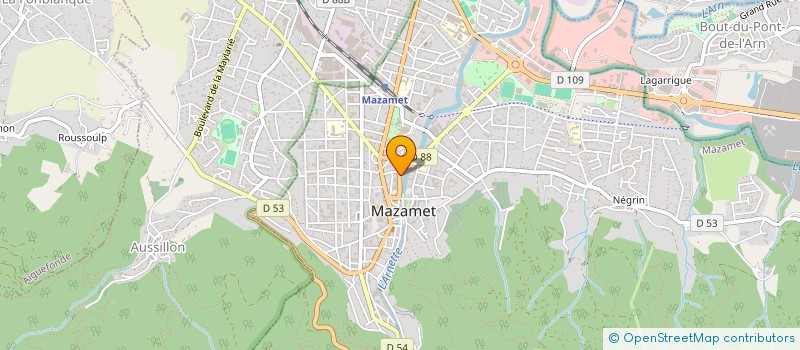 localisation de l'entreprise MONSIEUR KLAUS SCHENK à MAZAMET