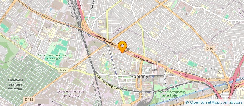 localisation de l'entreprise MONSIEUR KLAYD HYGIN  BOBIGNY