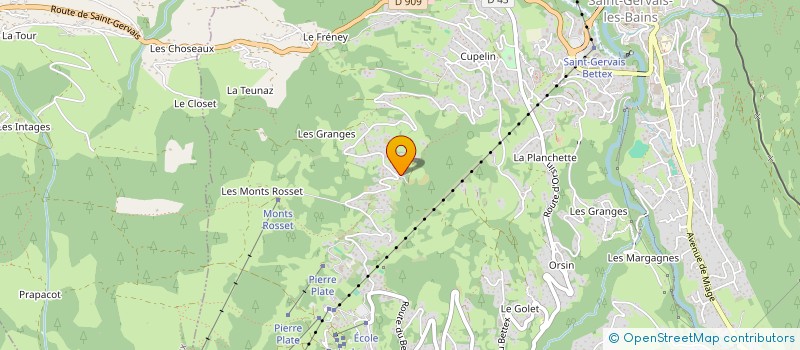 localisation de l'entreprise MONSIEUR KLEBER ANTONIOTTI  SAINT-GERVAIS-LES-BAINS