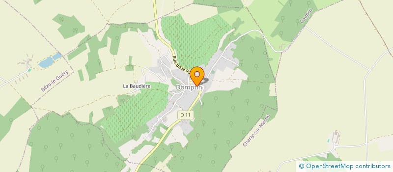 localisation de l'entreprise MONSIEUR KLEBER CHATELAIN à DOMPTIN