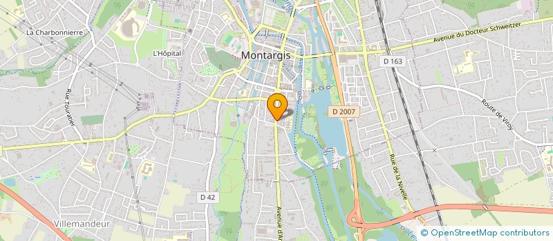 localisation de l'entreprise MONSIEUR KLEBER JENBACK à MONTARGIS