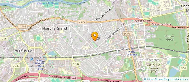 localisation de l'entreprise MONSIEUR KLEBER KANG  NOISY-LE-GRAND