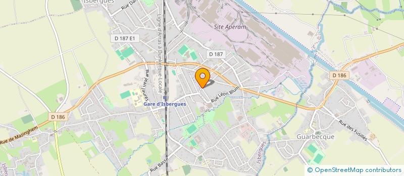 localisation de l'entreprise MONSIEUR KLEBER LUTUN  ISBERGUES