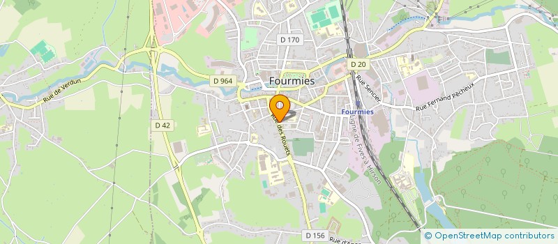 localisation de l'entreprise MONSIEUR KLEBER PECCAVET à FOURMIES
