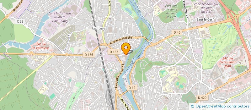 localisation de l'entreprise MONSIEUR KLEBER WINDASTING  GOLBEY