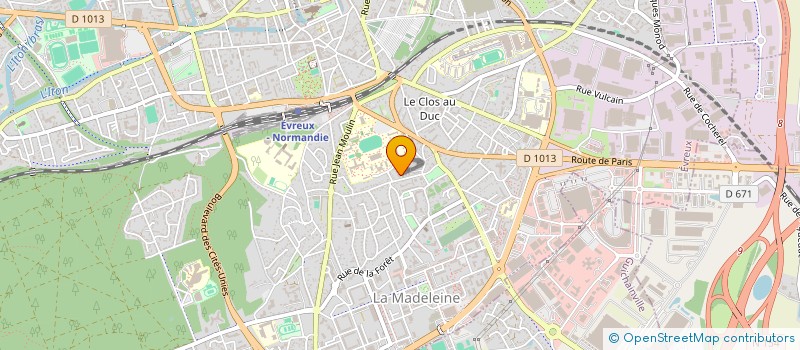 localisation de l'entreprise MONSIEUR KLEBERT GELAS à EVREUX