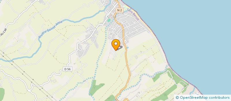 localisation de l'entreprise MONSIEUR KLEBERT GRONDIN  SAINT-BENOIT