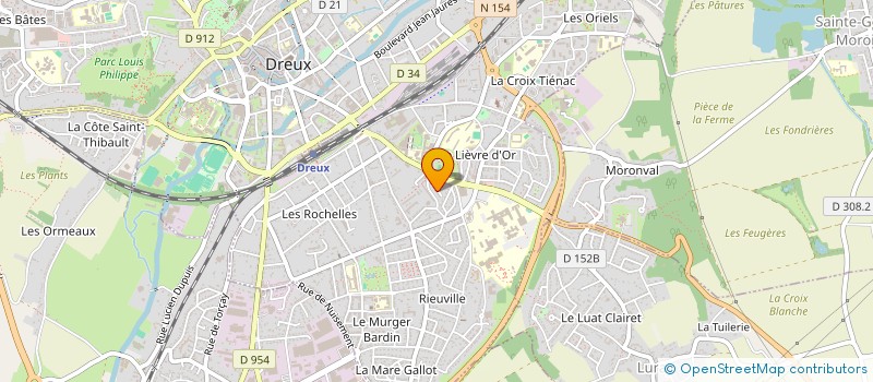 localisation de l'entreprise MONSIEUR KLEBERT MAKOUZOU BITSINDOU à DREUX