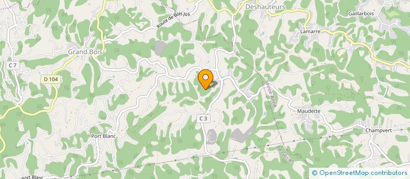 localisation de l'entreprise MONSIEUR KLEBERT PERROT  LE GOSIER