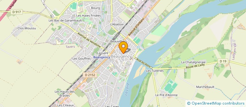 localisation de l'entreprise MONSIEUR KLEOM DOMAIN à BEAUGENCY