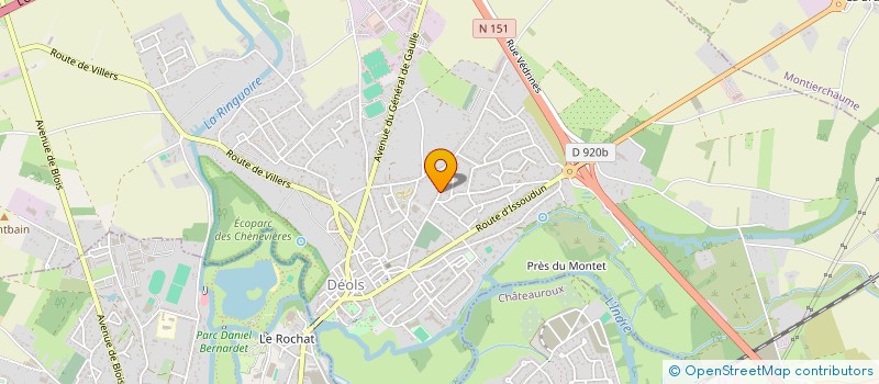 localisation de l'entreprise MONSIEUR KLEVI MUSABELLIU  DEOLS