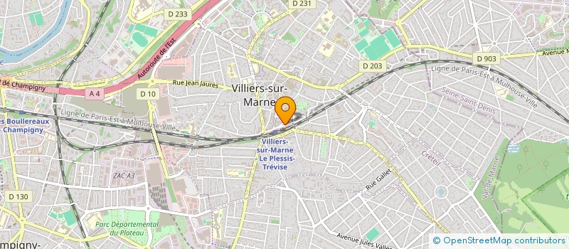 localisation de l'entreprise MONSIEUR KLEVIN ASHIAGBOR HADO  VILLIERS-SUR-MARNE