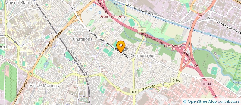 localisation de l'entreprise MONSIEUR KLIW SAKT  CORMONTREUIL