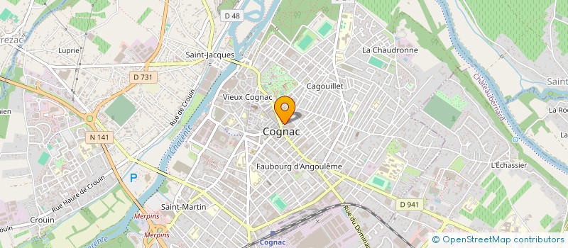 localisation de l'entreprise MONSIEUR KLODIAN CALLAKU à COGNAC