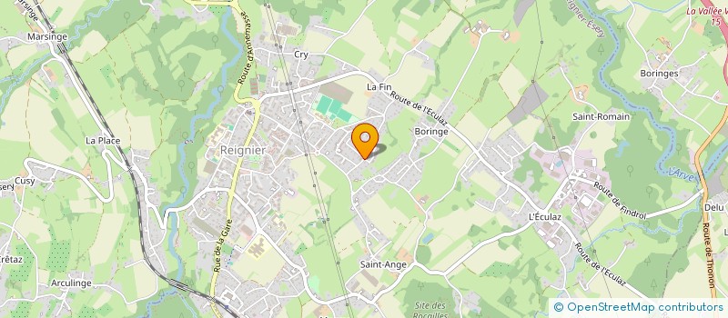 localisation de l'entreprise MONSIEUR KLODJAN NGOTA à REIGNIER-ESERY