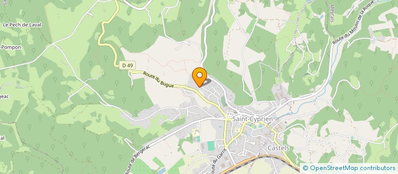 localisation de l'entreprise MONSIEUR KNOX REYNAL  SAINT-CYPRIEN