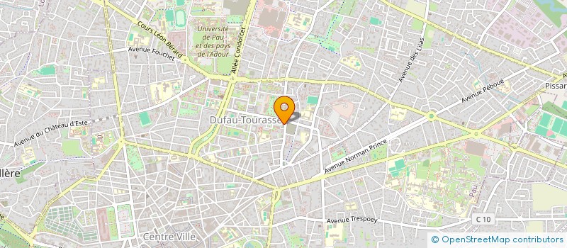localisation de l'entreprise MONSIEUR KOBENAN TANO à PAU