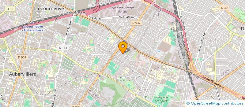 localisation de l'entreprise MONSIEUR KOBIR ALI à LA COURNEUVE