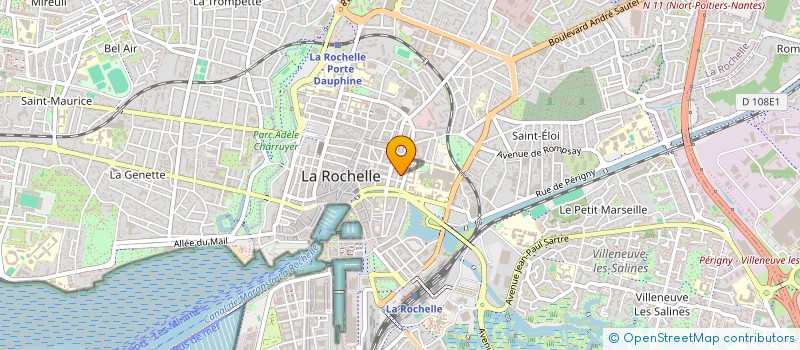 localisation de l'entreprise MONSIEUR KOBLA GBENYO  LA ROCHELLE