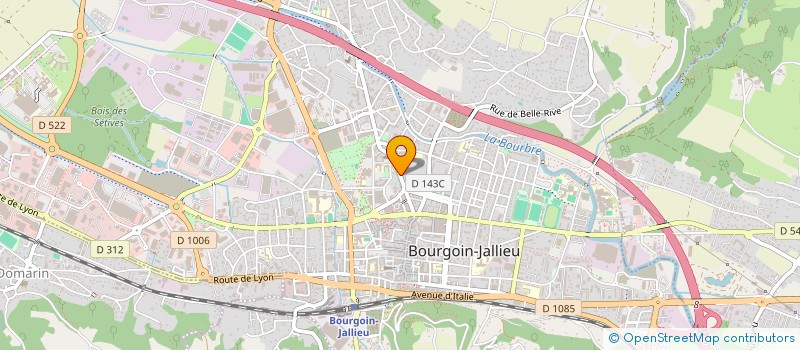 localisation de l'entreprise MONSIEUR KOCEILA AIT BELKACEM à BOURGOIN-JALLIEU