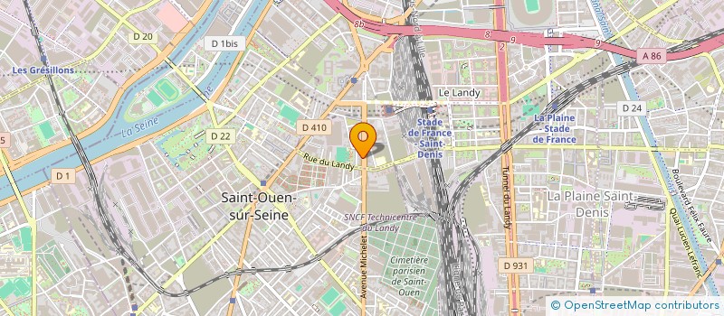 localisation de l'entreprise MONSIEUR KOCEILA BENREGUIA  SAINT-DENIS