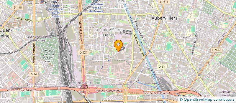 localisation de l'entreprise MONSIEUR KOCEILA BERKANE  AUBERVILLIERS