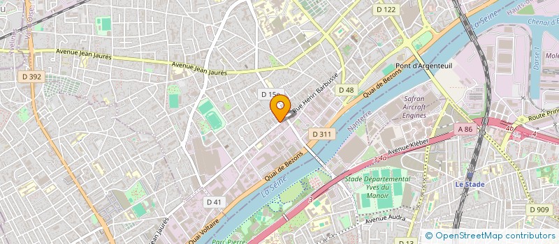 localisation de l'entreprise MONSIEUR KOCEILA CHAOUCH  ARGENTEUIL