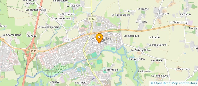 localisation de l'entreprise MONSIEUR KOCEILA EL HADDAD à NOYAL-CHATILLON-SUR-SEICHE