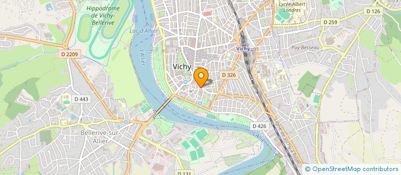 localisation de l'entreprise MONSIEUR KOCEILA HADJEBAR  VICHY