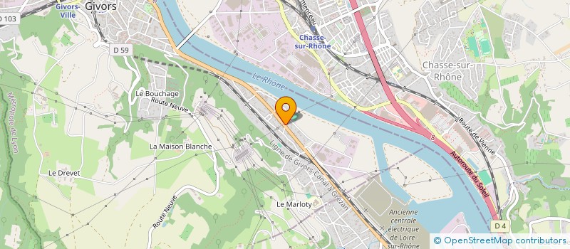 localisation de l'entreprise MONSIEUR KOCEILA LAIFAOUI à GIVORS