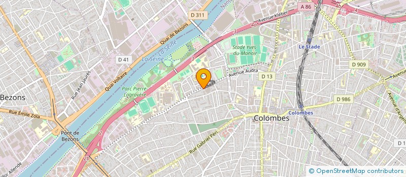 localisation de l'entreprise MONSIEUR KOCEILA MAOUACINE  COLOMBES