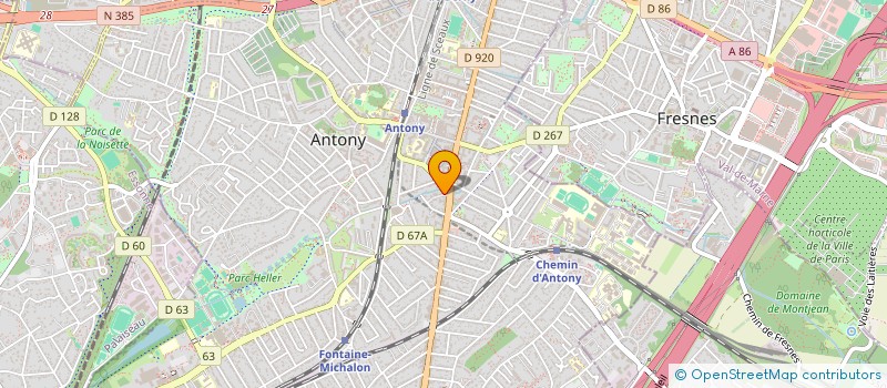 localisation de l'entreprise MONSIEUR KOCEILA RAHLI à ANTONY