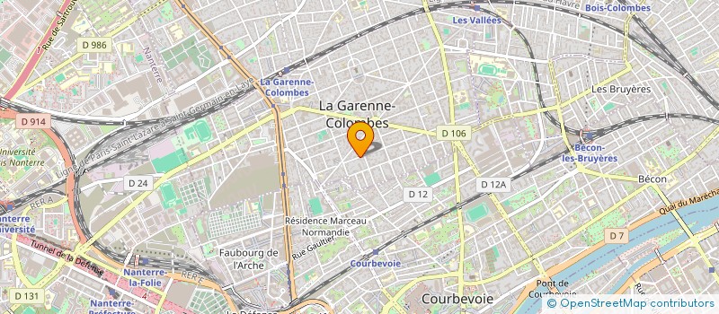 localisation de l'entreprise MONSIEUR KOCILA AZIB à LA GARENNE-COLOMBES