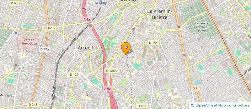localisation de l'entreprise MONSIEUR KODE JEAN-LUC TAGBO à LE KREMLIN-BICETRE