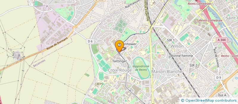 localisation de l'entreprise MONSIEUR KODIOUGOU SIDIBE  REIMS