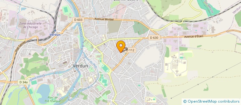 localisation de l'entreprise MONSIEUR KODIOUGOU SIDIBE à VERDUN