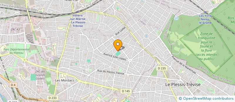 localisation de l'entreprise MONSIEUR KODIOUGOU SIDIBE  CHAMPIGNY-SUR-MARNE