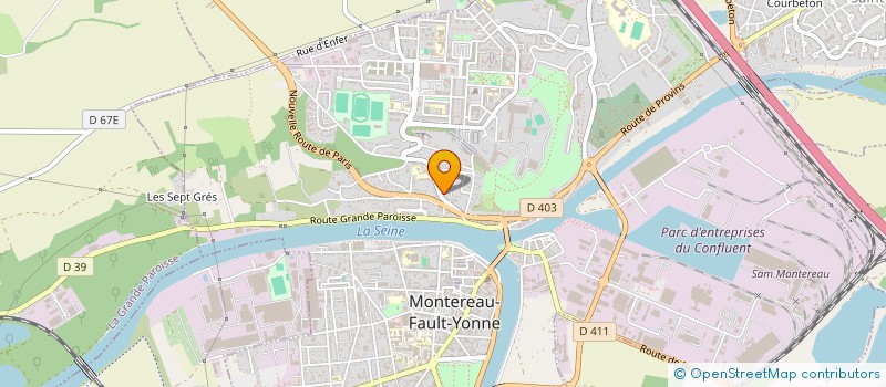 localisation de l'entreprise MONSIEUR KODJIO KANHAN--ESCOFFIER  MONTEREAU-FAULT-YONNE