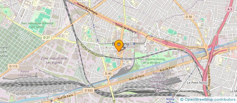 localisation de l'entreprise MONSIEUR KODJO AFANOU  BOBIGNY