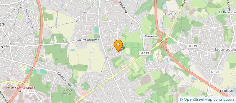 localisation de l'entreprise MONSIEUR KODJO AGBO  BASSE-GOULAINE